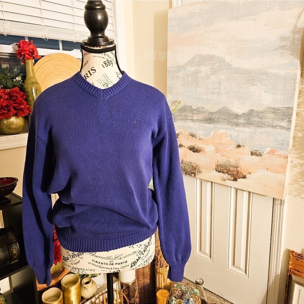 VTG Classic Ralph Lauren Sports Knitted Logo Unisex Sweater.